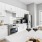 resident kitchen with wine and cheese display